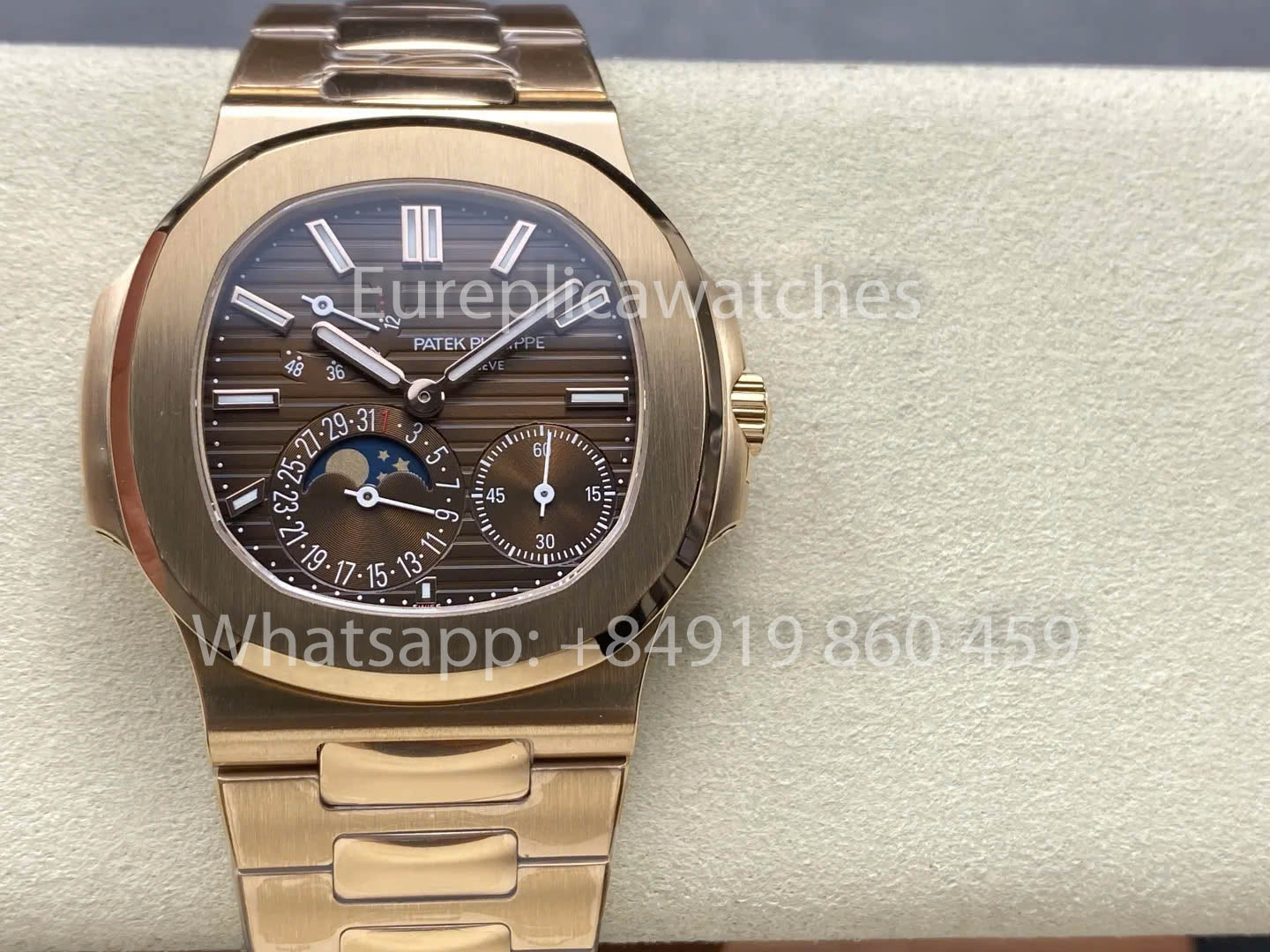 Patek Philippe Nautilus 5712/1R-001 1:1 Best Clone PPF Factory V3 Brown Dial