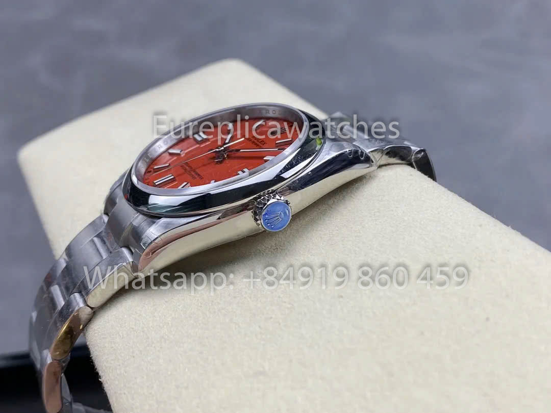 Rolex Oyster Perpetual M126000-0007 36MM 1:1 Miglior Clone VS Quadrante Rosso di Fabbrica