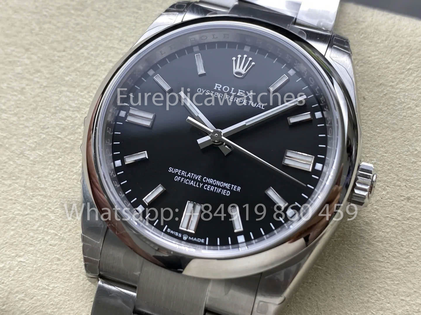 Rolex Oyster Perpetual M126000-0002 36MM 1:1 Miglior Clone VS Quadrante Nero di Fabbrica