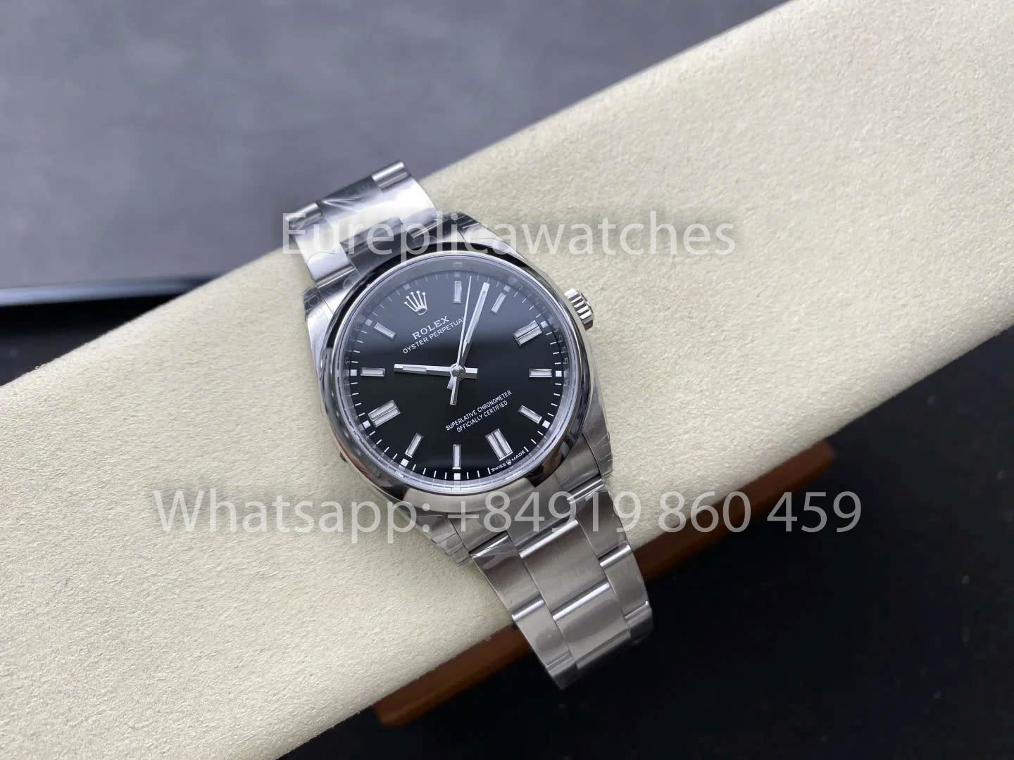 Rolex Oyster Perpetual M126000-0002 36MM 1:1 Miglior Clone VS Quadrante Nero di Fabbrica