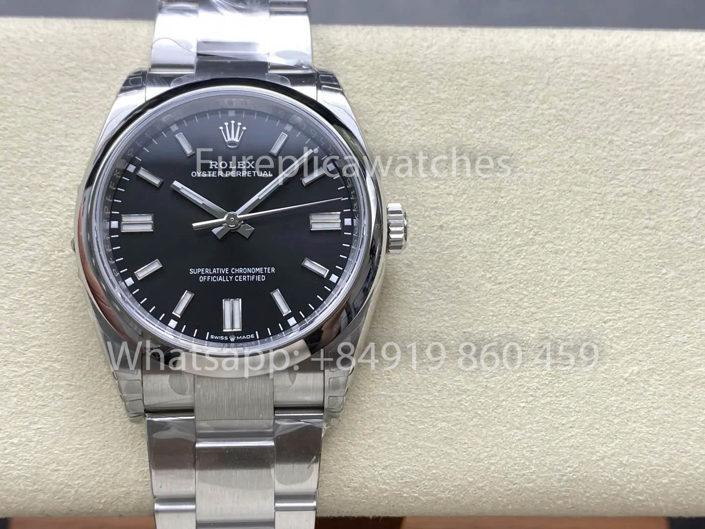 Rolex Oyster Perpetual M126000-0002 36MM 1:1 Miglior Clone VS Quadrante Nero di Fabbrica