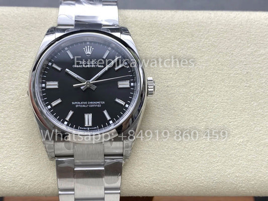 Rolex Oyster Perpetual M126000-0002 36MM 1:1 Mejor clon vs. esfera negra de fábrica