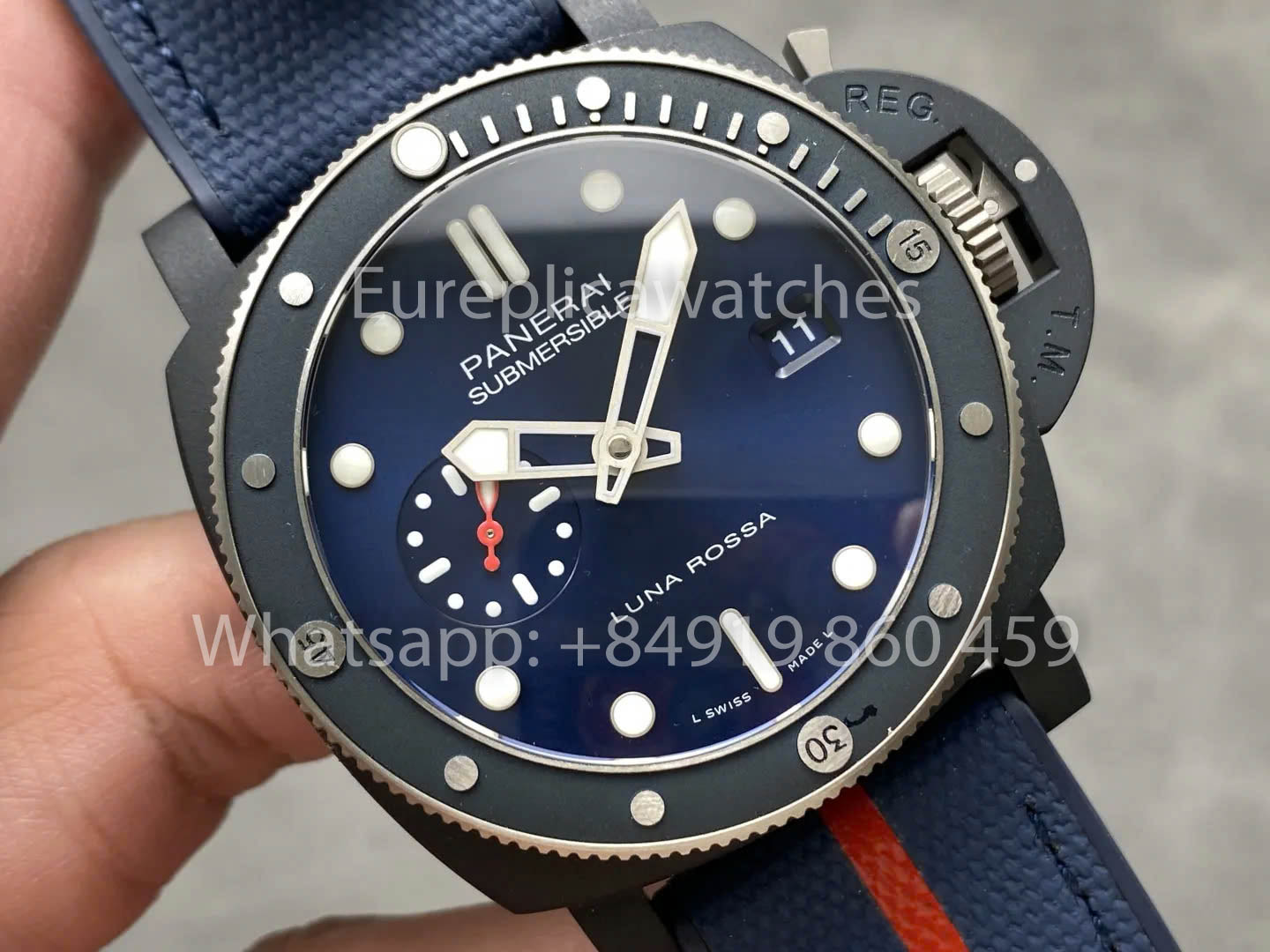 Panerai Sumergible QuarantaQuattro Luna Rossa PAM01466 1:1 Mejor Clon VS Factory