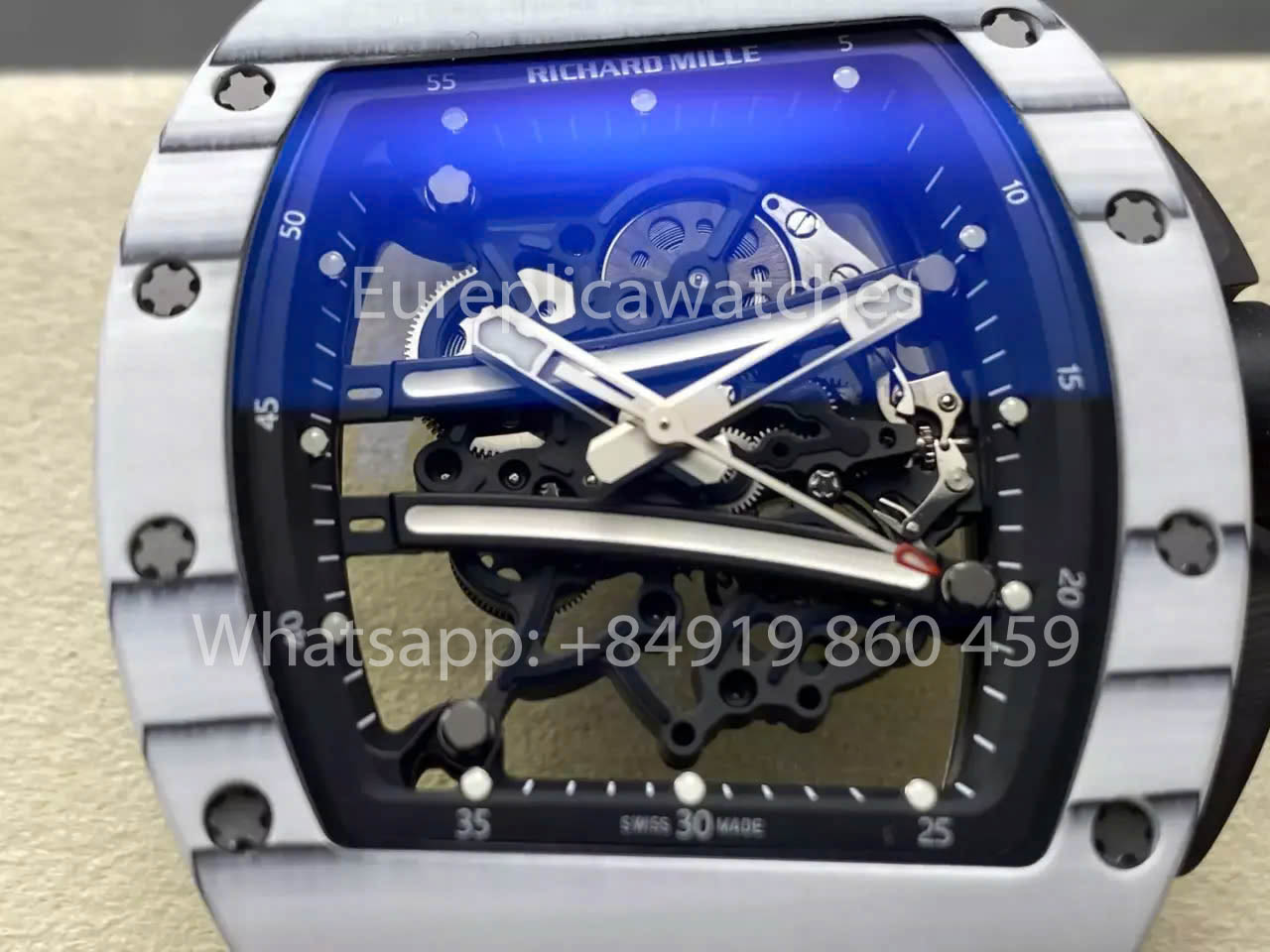 RICHARD MILLE  RM61-01 Carbon Fiber Skeleton Dial ZF Factory newest Version 1:1 Best Clone