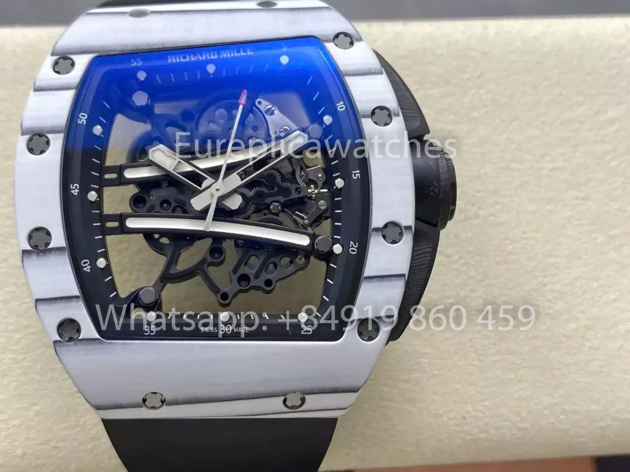 RICHARD MILLE  RM61-01 Carbon Fiber Skeleton Dial ZF Factory newest Version 1:1 Best Clone