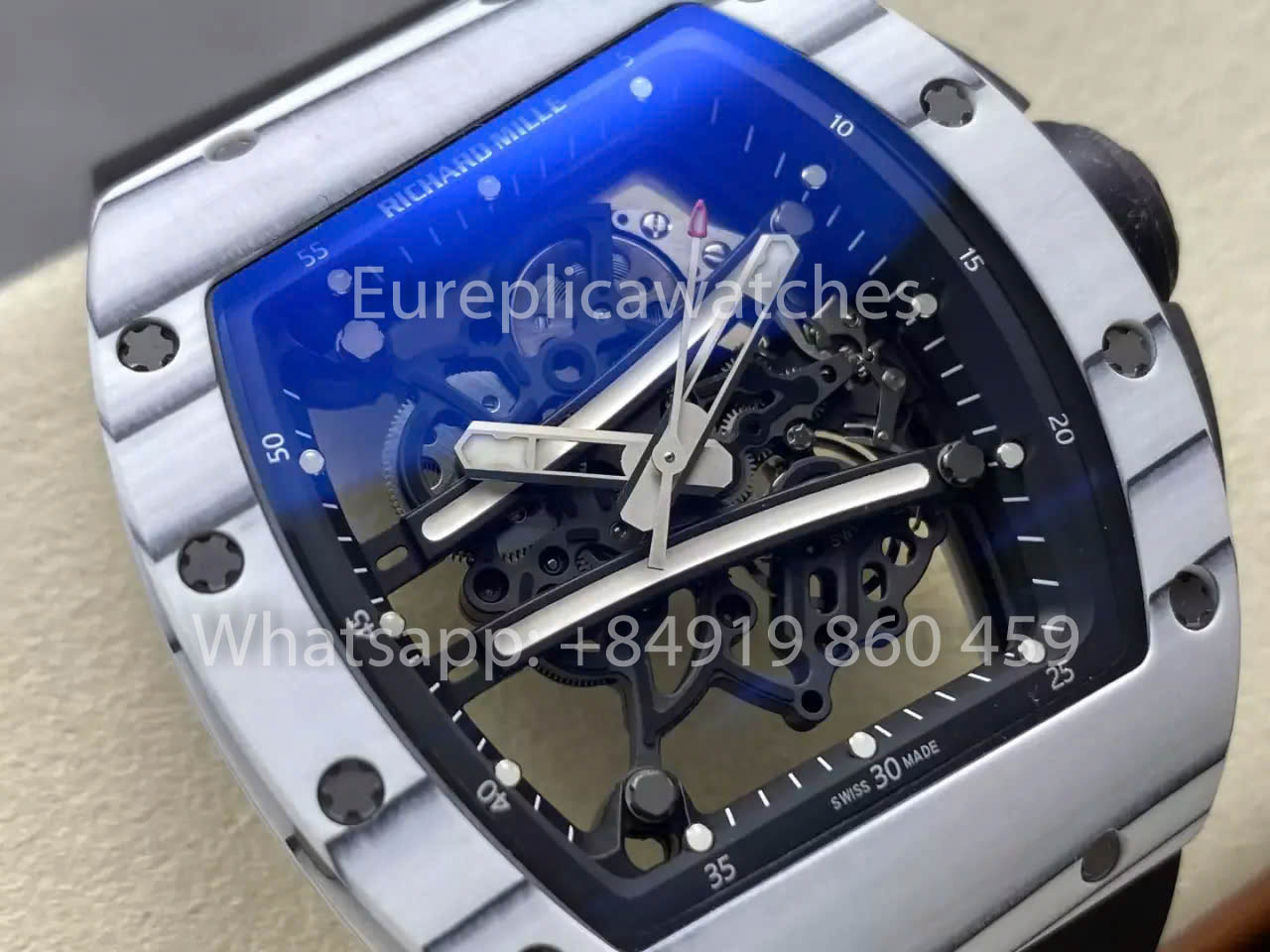 RICHARD MILLE  RM61-01 Carbon Fiber Skeleton Dial ZF Factory newest Version 1:1 Best Clone