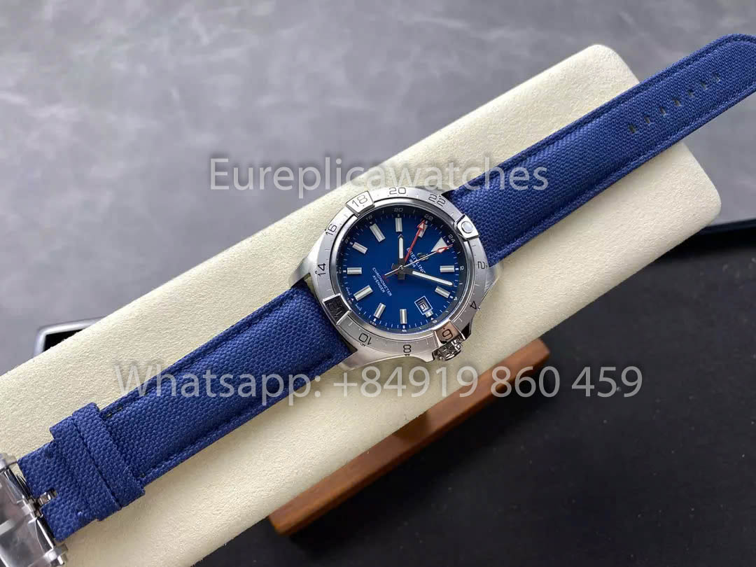 Breitling Avenger Automatic GMT 44 BLS Factory 1:1 Miglior Clone Quadrante Blu