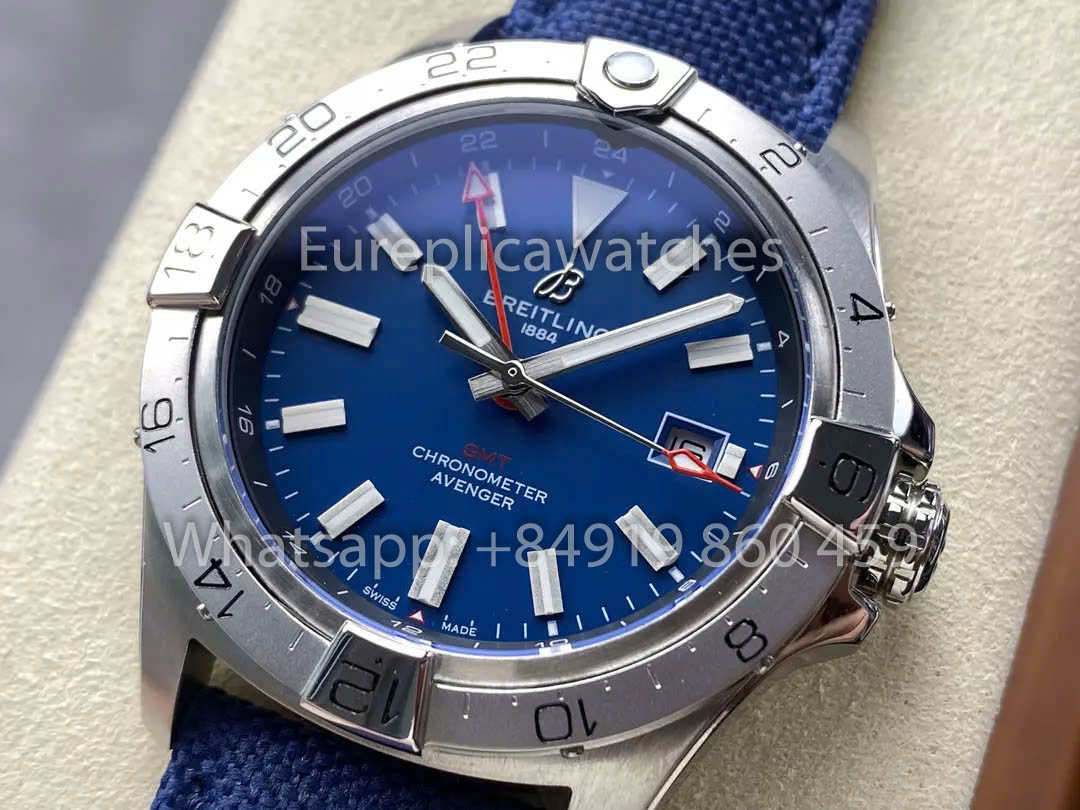 Breitling Avenger Automatic GMT 44 BLS Factory 1:1 Best Clone Blue Dial