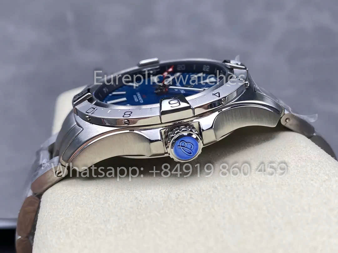 Breitling Avenger Automatic GMT 44 BLS Factory 1:1 Best Clone Blue Dial Stainless Steel Strap