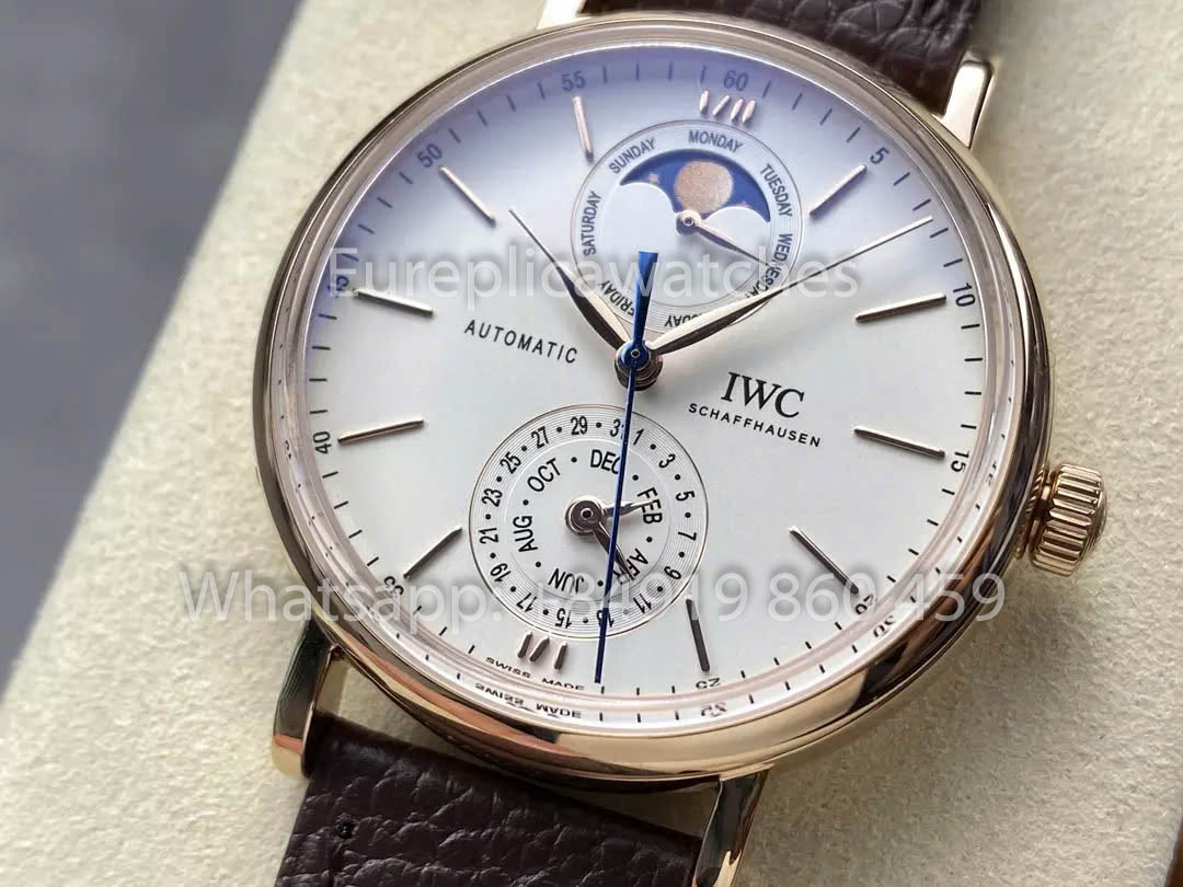 Reloj automático IWC Portofino IW359002 de 41 mm, réplica 1:1, el mejor clon de GR Factory