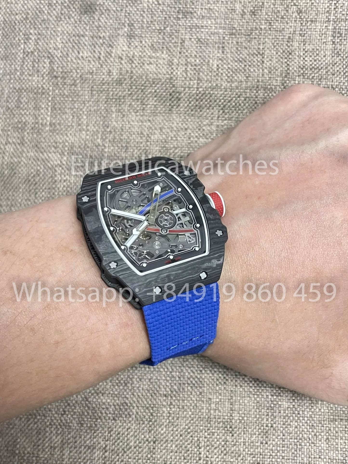 Replica Richard Mille RM67-02 Carbon NTPT Sébastien Ogier 1:1 Miglior Clone V5