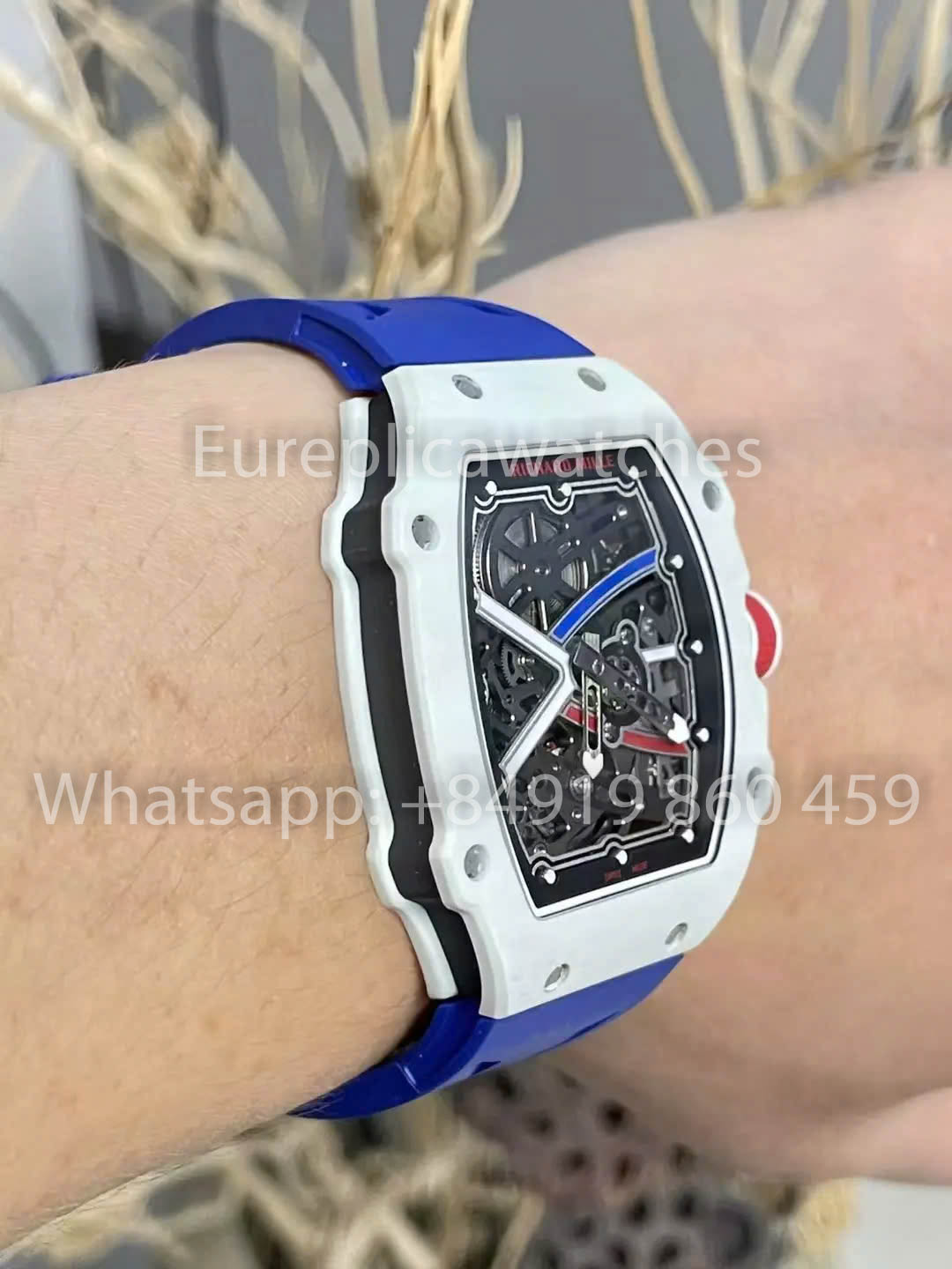 Replica Richard Mille RM67-02 White Carbon NTPT 1:1 Best Clone V5 Newest Version