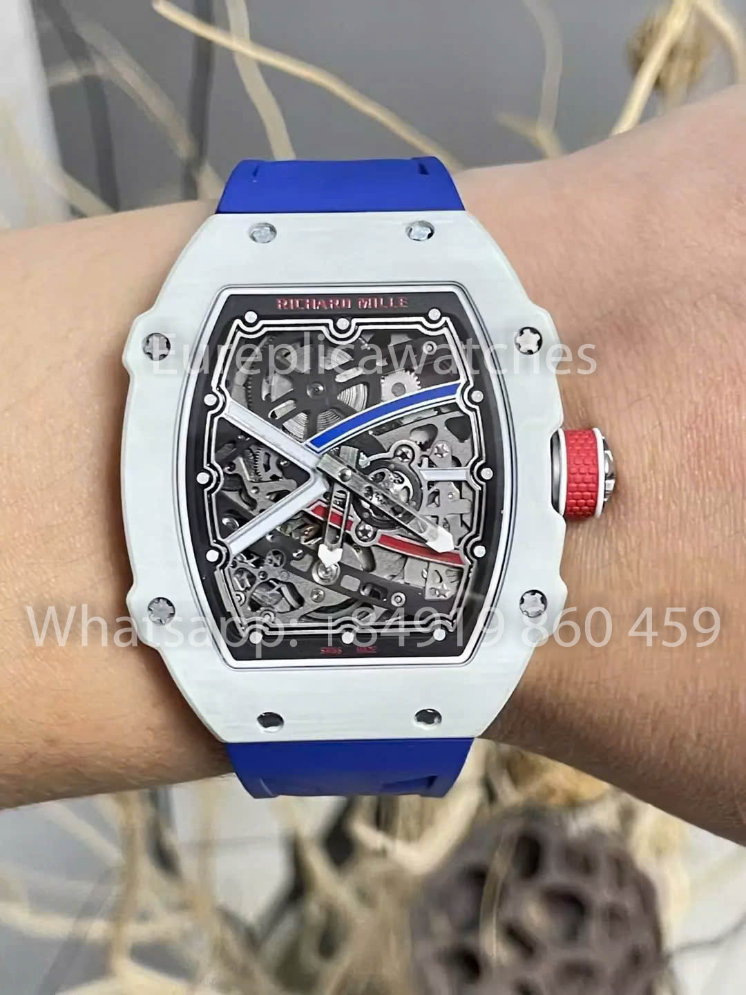 Replica Richard Mille RM67-02 Carbonio Bianco NTPT 1:1 Miglior Clone V5 Versione più recente